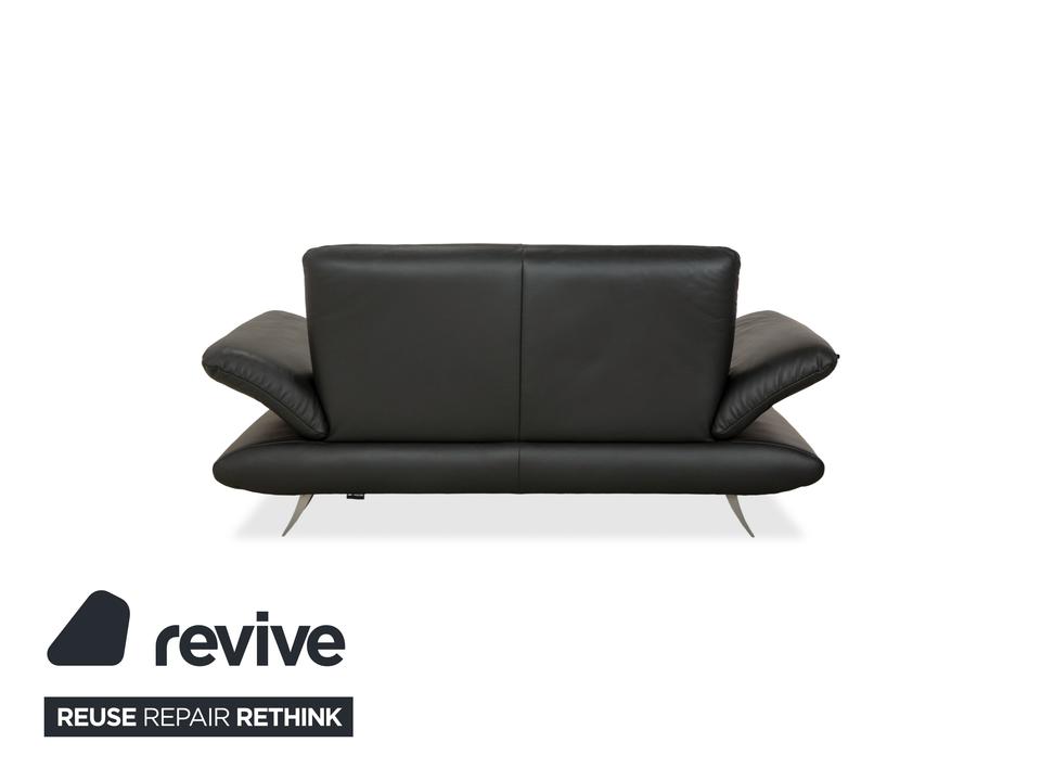 Koinor Rossini Leder Zweisitzer Dunkelgrau manuelle Funktion – Bild 11