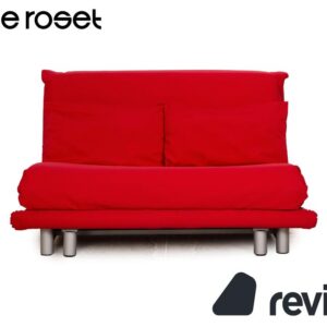 ligne roset Multy Stoff Schlafsofa Rot Zweisitzer Sofa Funktion ✨