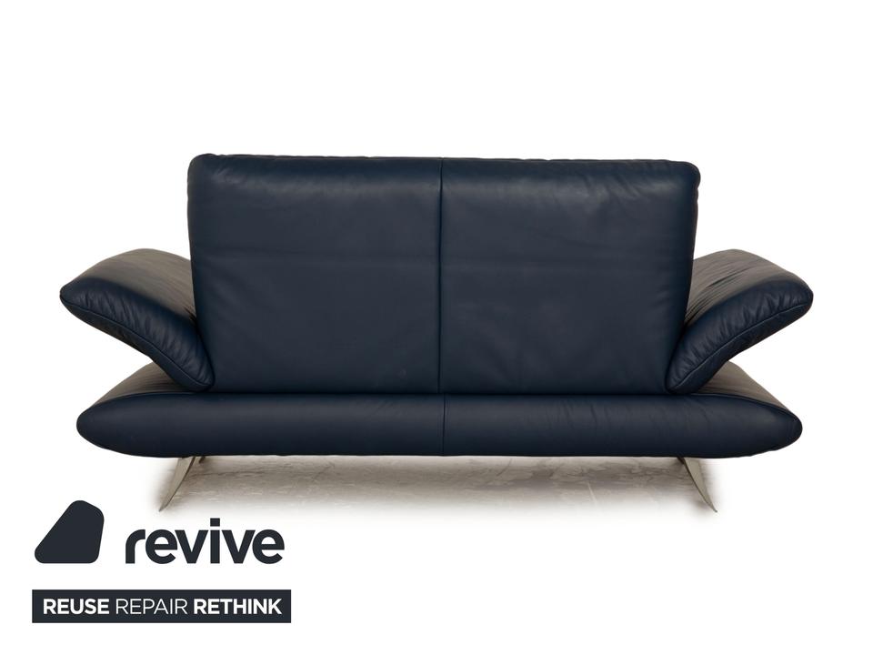 Koinor Rossini Leder Zweisitzer Blau manuelle Funktion Sofa ✨ – Bild 8