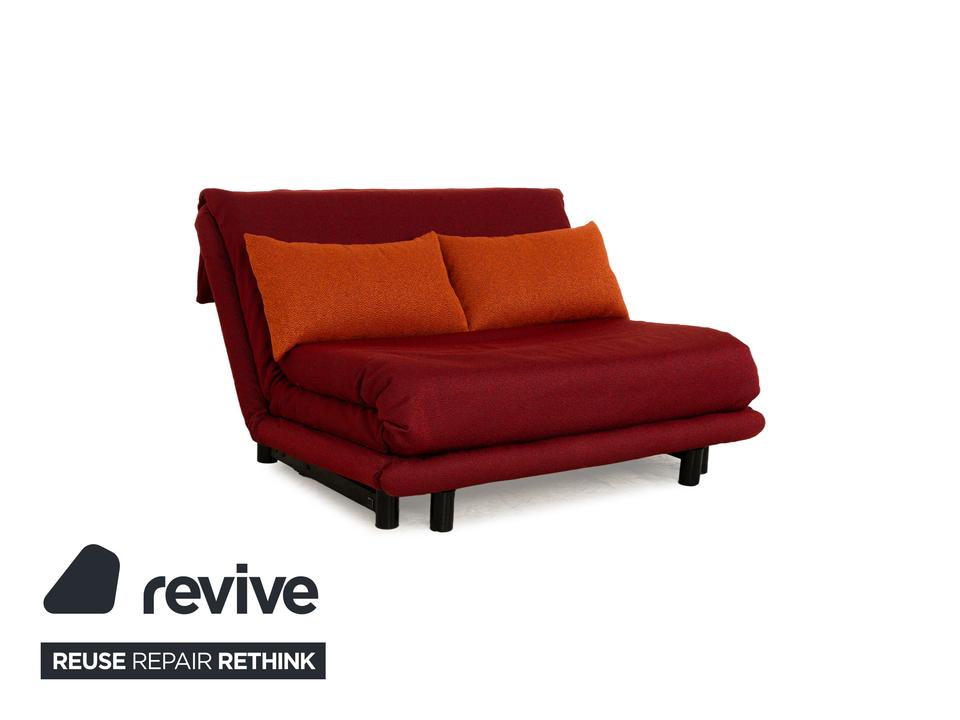 Ligne Roset Multy Stoff Zweisitzer Rot Orange Schlaffunktion ✨ – Bild 4