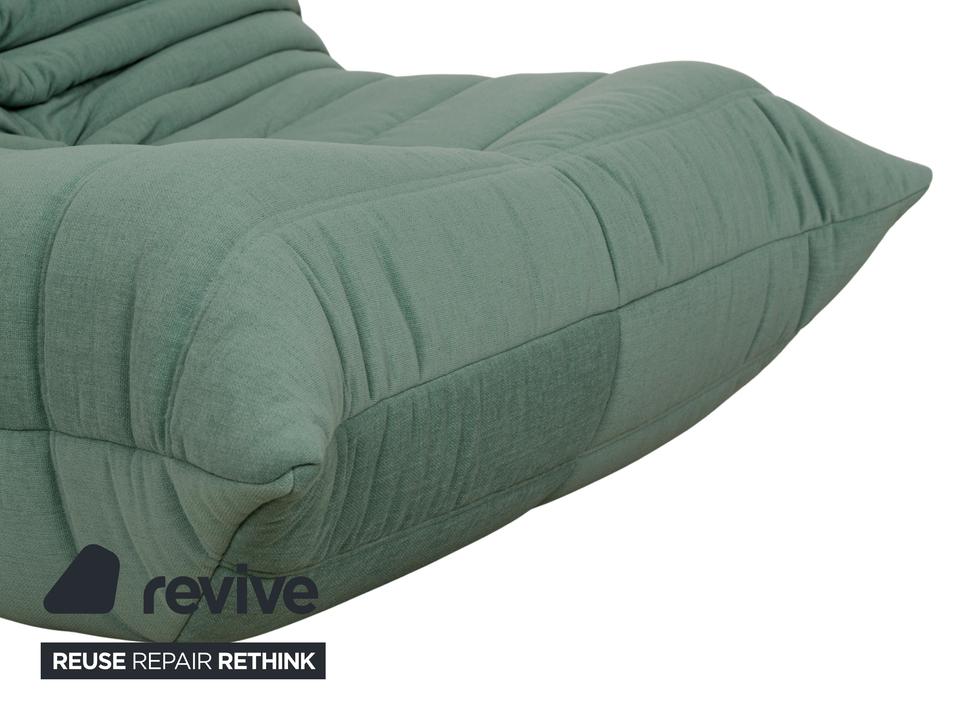 Ligne Roset Stoff Togo Sessel Grün Mint Neubezug ✨ – Bild 3