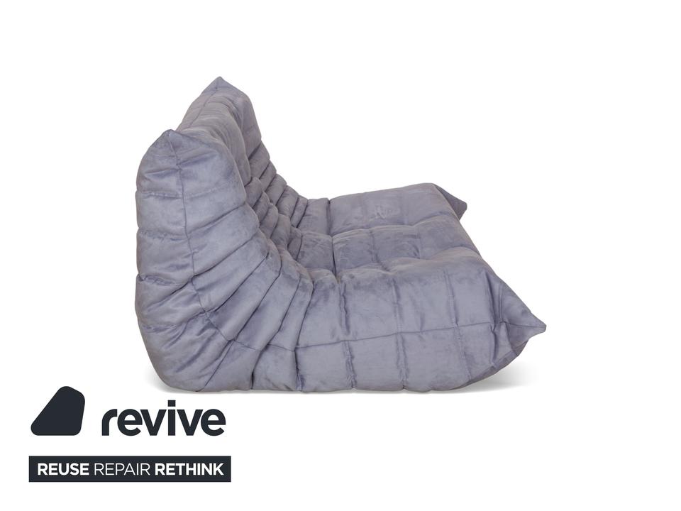 Ligne Roset Togo Stoff Zweisitzer Grau Denver 391 Sofa Couch ✨ – Bild 7