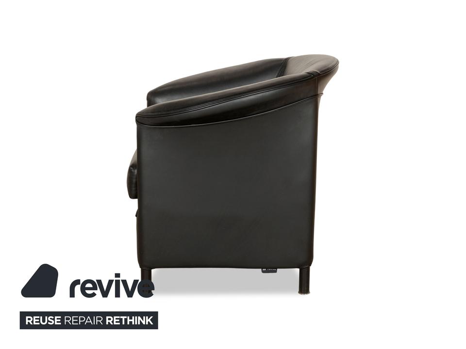 Wittmann Aura Leder Sessel Schwarz – Bild 8