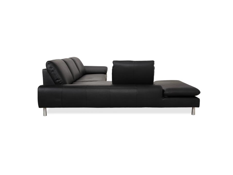 Willi Schillig Loop Leder Ecksofa Schwarz Anthrazit Sofa Couch – Bild 12