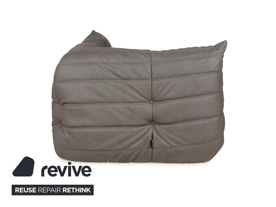 Ligne Roset Togo Textilleder Vegan Sessel Grau Neubezug ✨ – Bild 6