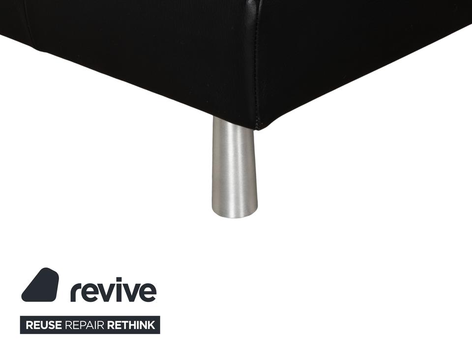 Willi Schillig Loop Leder Ecksofa Schwarz Anthrazit Sofa Couch – Bild 9