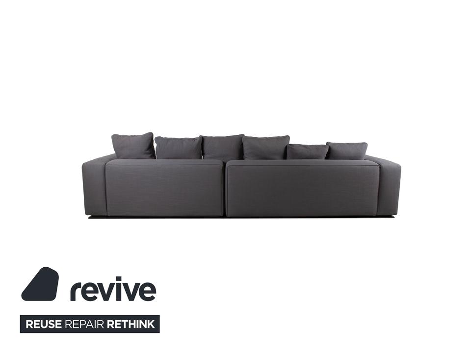 Minotti Stoff Ecksofa Grau Sofa Couch – Bild 11