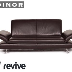 Koinor Rossini Leder Sofa Braun Dunkelbraun Zweisitzer manuelle ✨