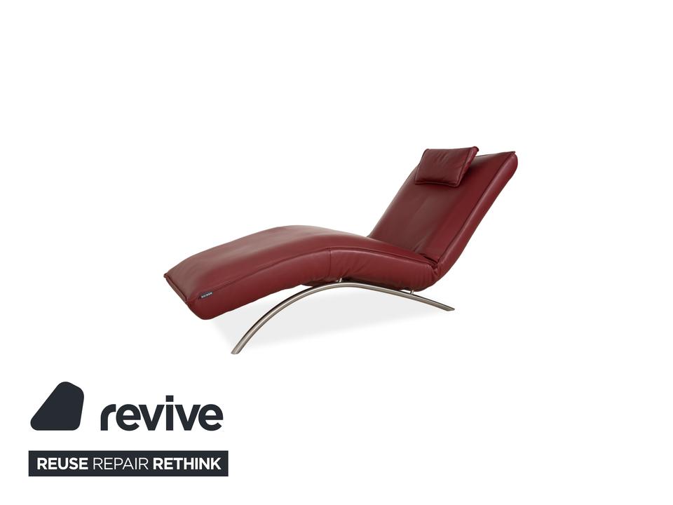 Koinor Jonas Leder Liege Rot elektrische Funktion Akku – Bild 14