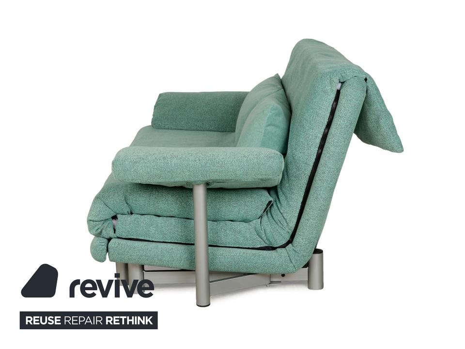 Ligne Roset Multy Stoff Dreisitzer Türkis Grün Sofa Couch ✨ – Bild 13