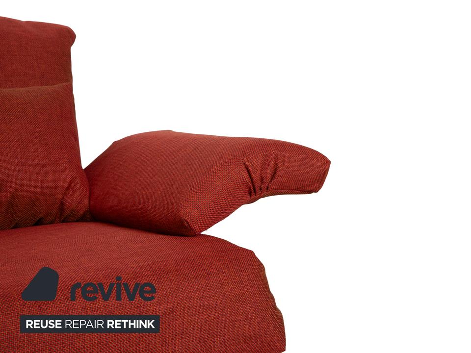 Ligne Roset Multy Stoff Dreisitzer Rot Orange Schlaffunktion ✨ – Bild 9