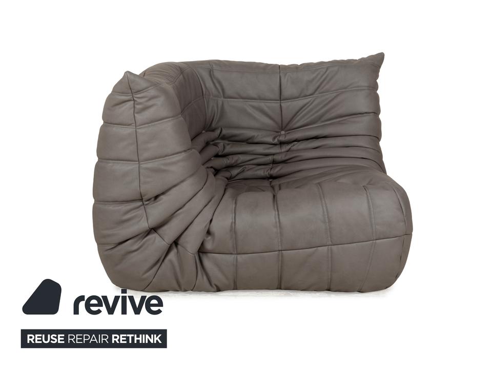 Ligne Roset Togo Textilleder Vegan Sessel Grau Neubezug ✨ – Bild 7