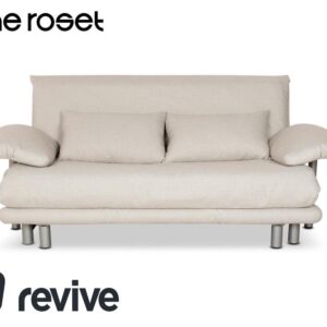 Ligne Roset Multy Dreisitzer Schlafsofa Grau Beige Stoff Sofa ✨