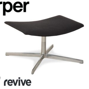 Arper Catifa 46 Stoff Hocker Dunkelgrau Blau