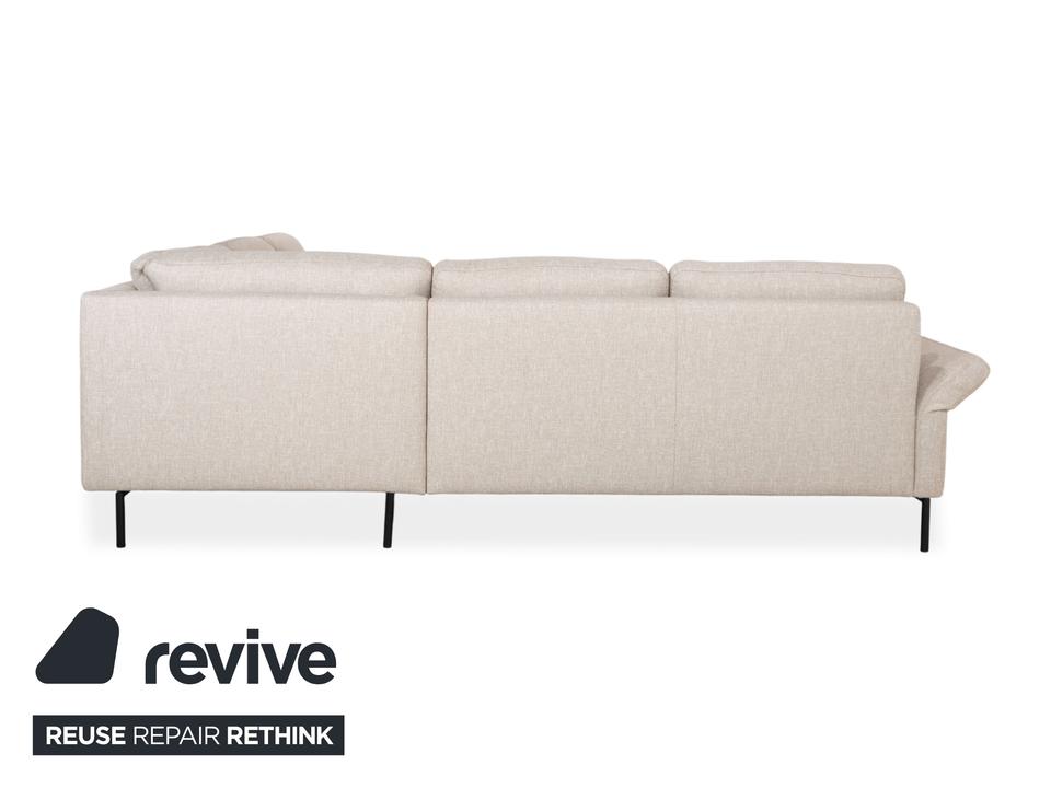 Contur Enna Stoff Ecksofa Beige Sofa Couch – Bild 10