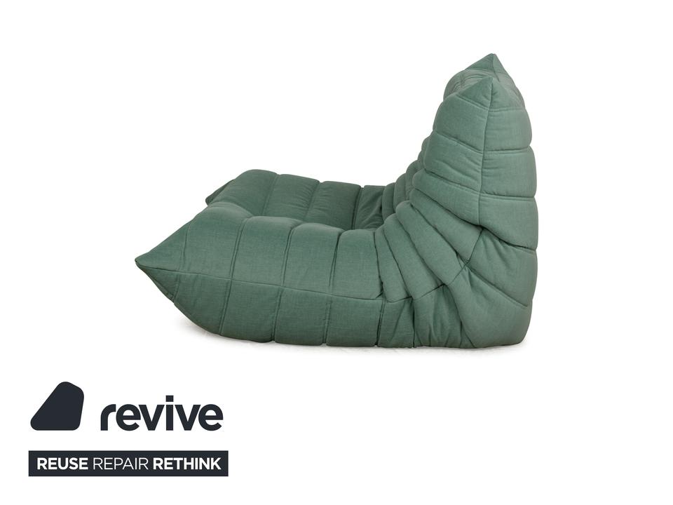 Ligne Roset Stoff Togo Sessel Grün Mint Neubezug ✨ – Bild 9