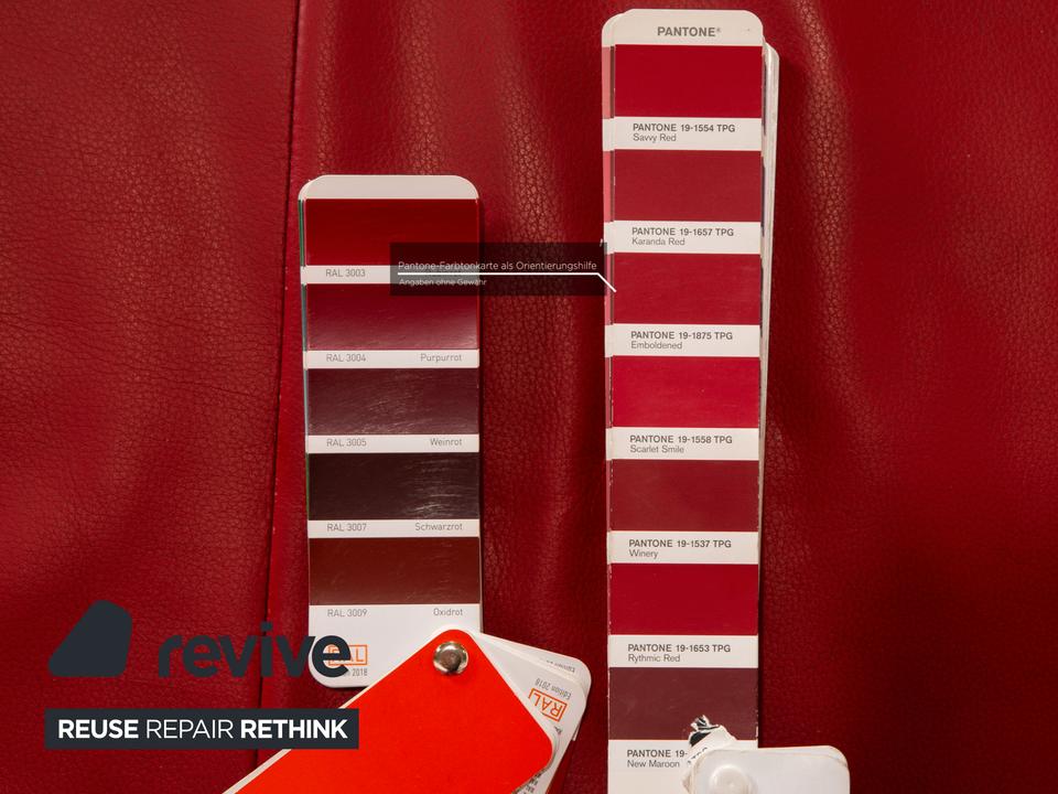 Willi Schillig Loop Leder Ecksofa Rot manuelle Funktion ✨ – Bild 7