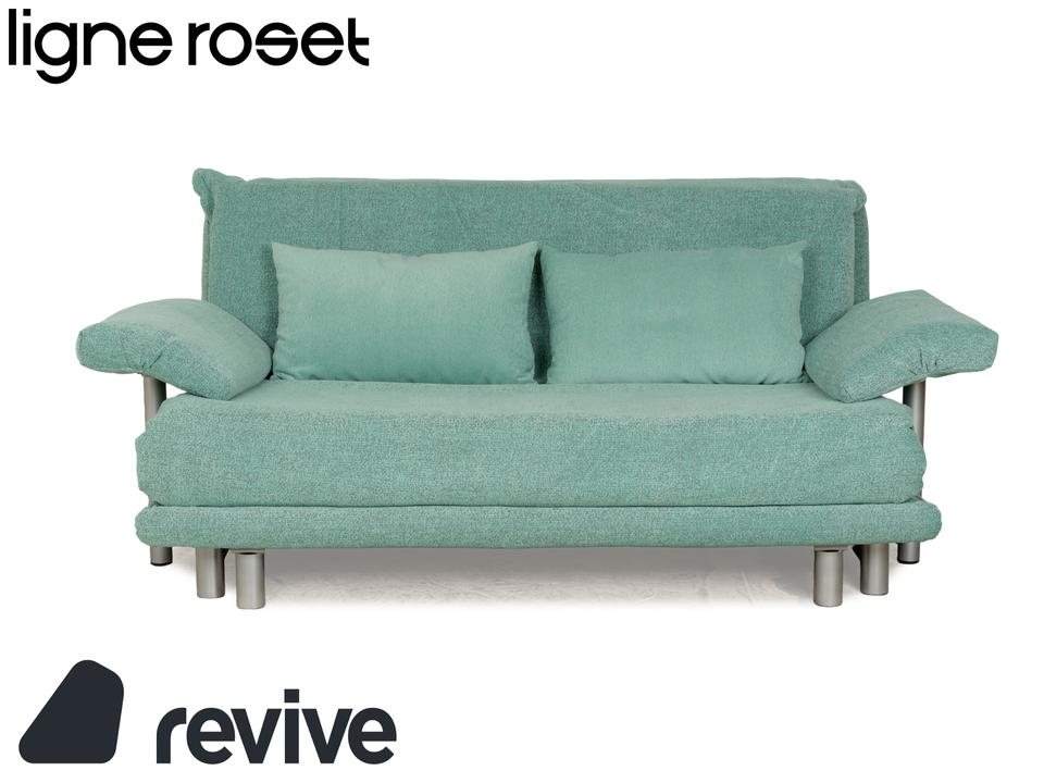 Ligne Roset Multy Stoff Dreisitzer Türkis Grün Sofa Couch ✨