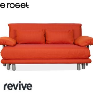 Ligne Roset Multy Dreisitzer Stoff Orange Neubezug manuelle ✨