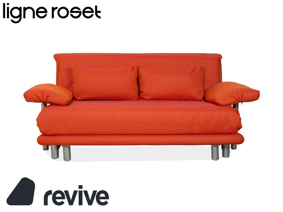 Ligne Roset Multy Dreisitzer Stoff Orange Neubezug manuelle ✨
