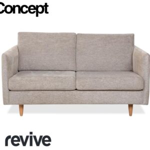 BoConcept Indivi Stoff Zweisitzer Grau Sofa Couch