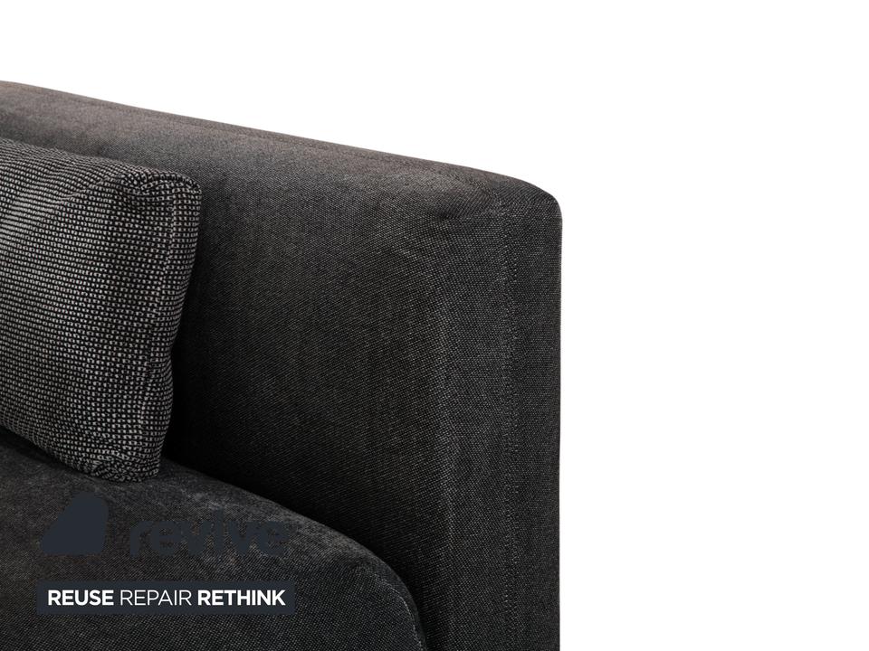 Rolf Benz Nuvola Stoff Viersitzer Grau Anthrazit Sofa Couch – Bild 3