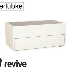 Interlübke Cube Sideboard Holz Weiß Creme Lowboard TV-Board