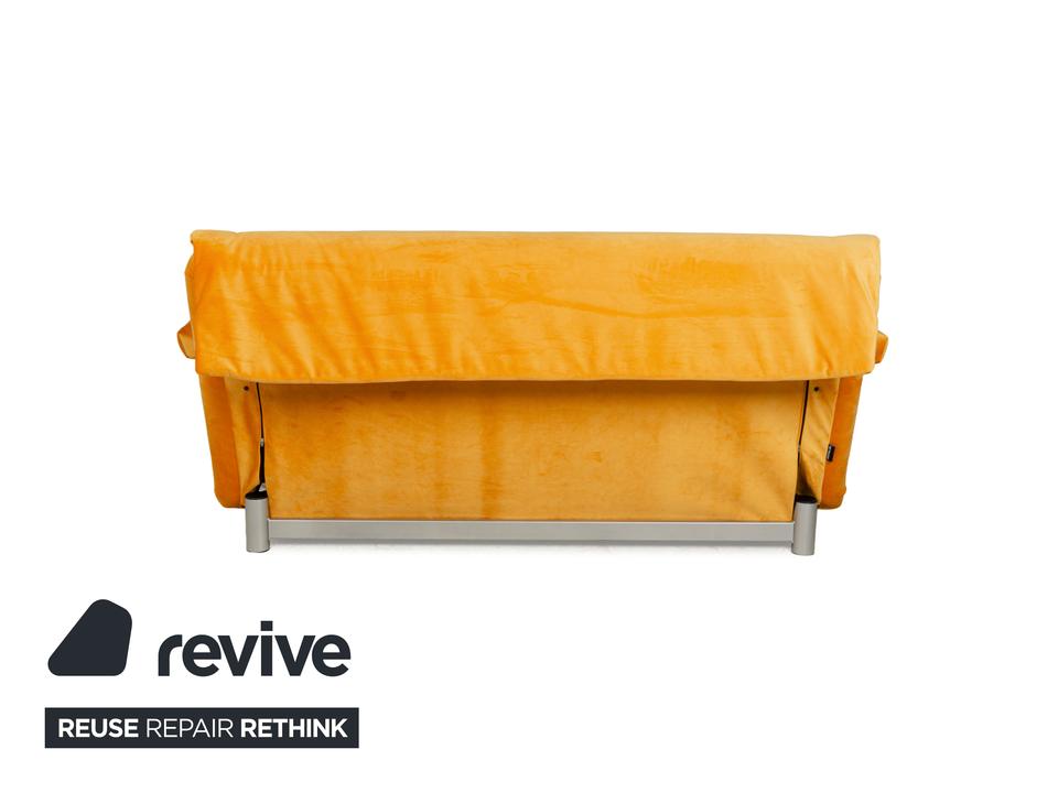 Ligne Roset Multy Stoff Dreisitzer Gelb Gold mit Armlehnen ✨ – Bild 10