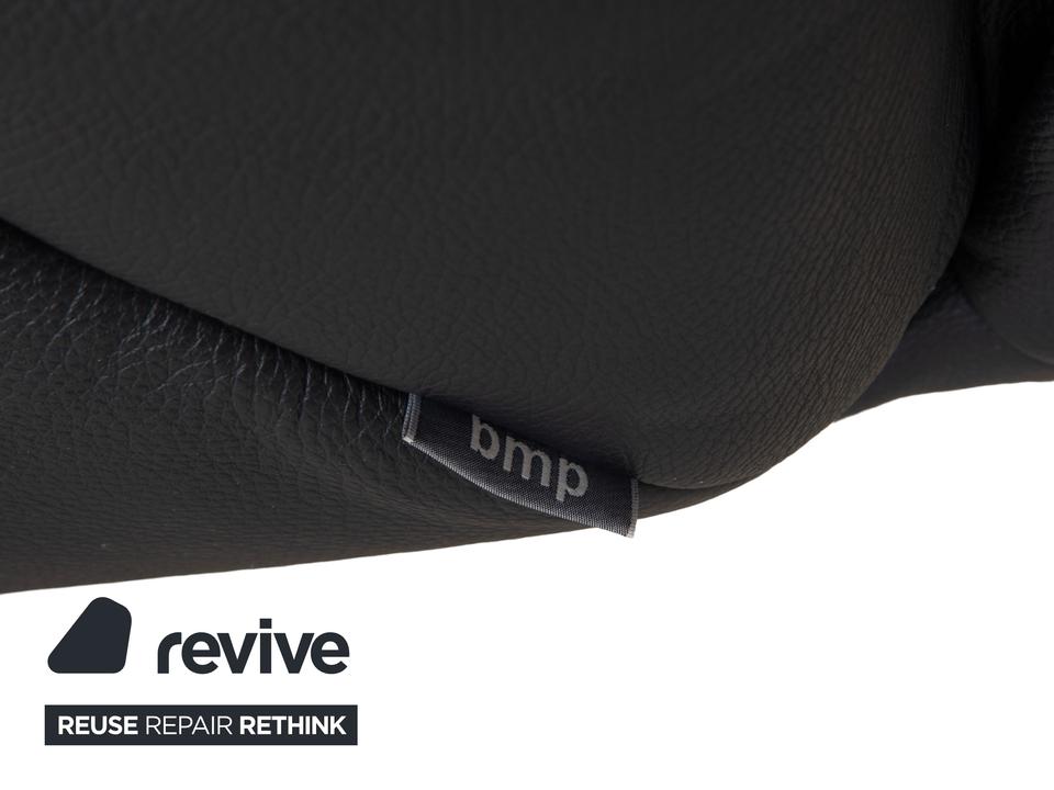 Rolf Benz BMP 418 Leder Zweisitzer Dunkelblau Sofa Coch – Bild 7