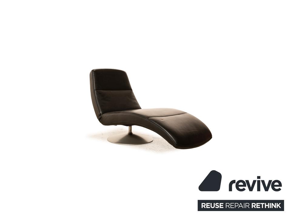 Ewald Schillig Silence Leder Liege Schwarz manuelle Funktion ✨ – Bild 9