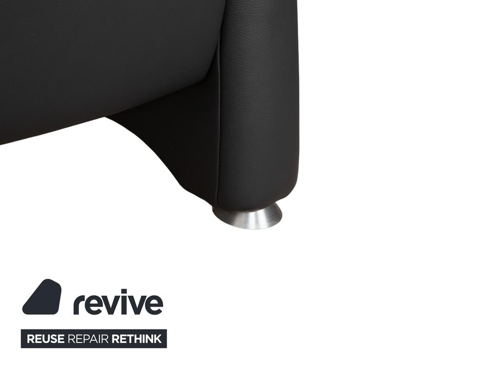 Mondo Varia Leder Zweisitzer Dunkelgrau Anthrazit manuelle – Bild 12