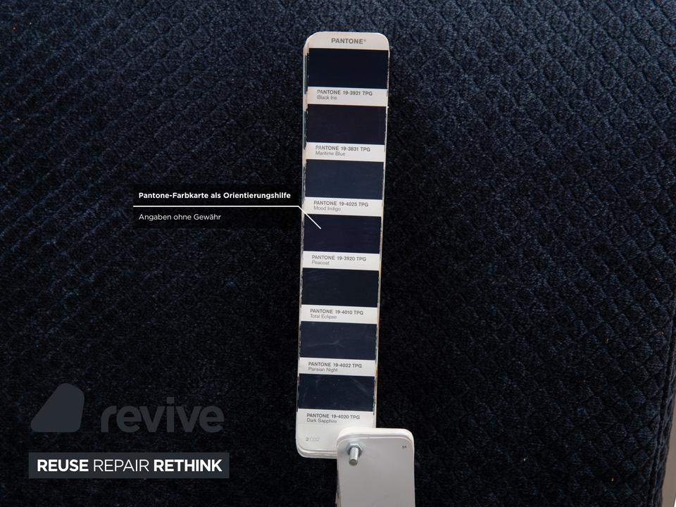 Rolf Benz 3100 Stoff Sessel Blau Neubezug manuelle Funktion ✨ – Bild 11