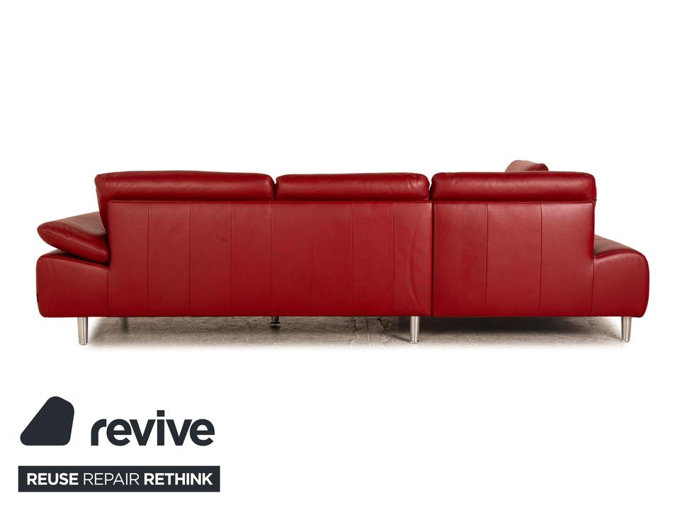 Willi Schillig Loop Leder Ecksofa Rot manuelle Funktion ✨ – Bild 10