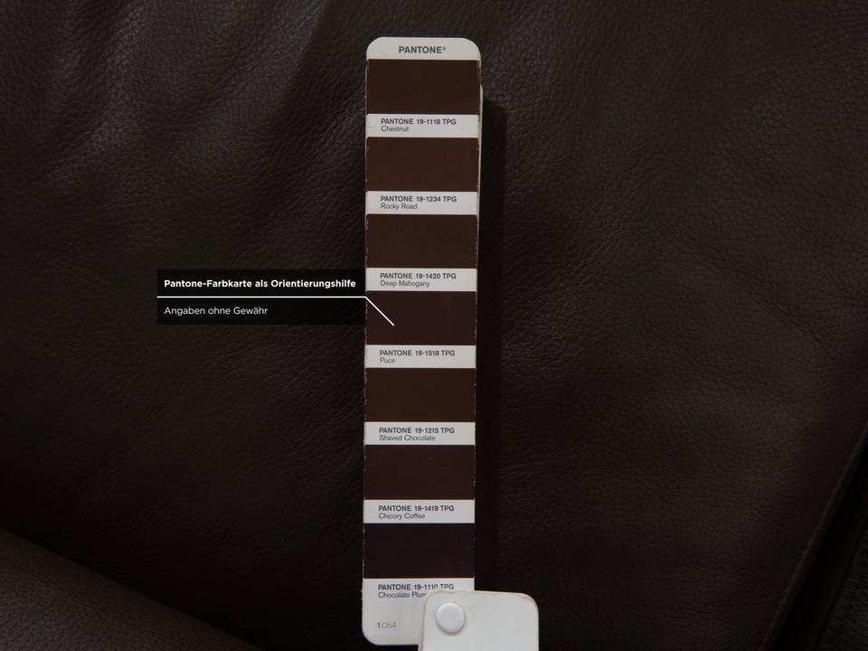 Ewald Schillig Courage Leder Ecksofa Braun Recamiere Links Sofa – Bild 13