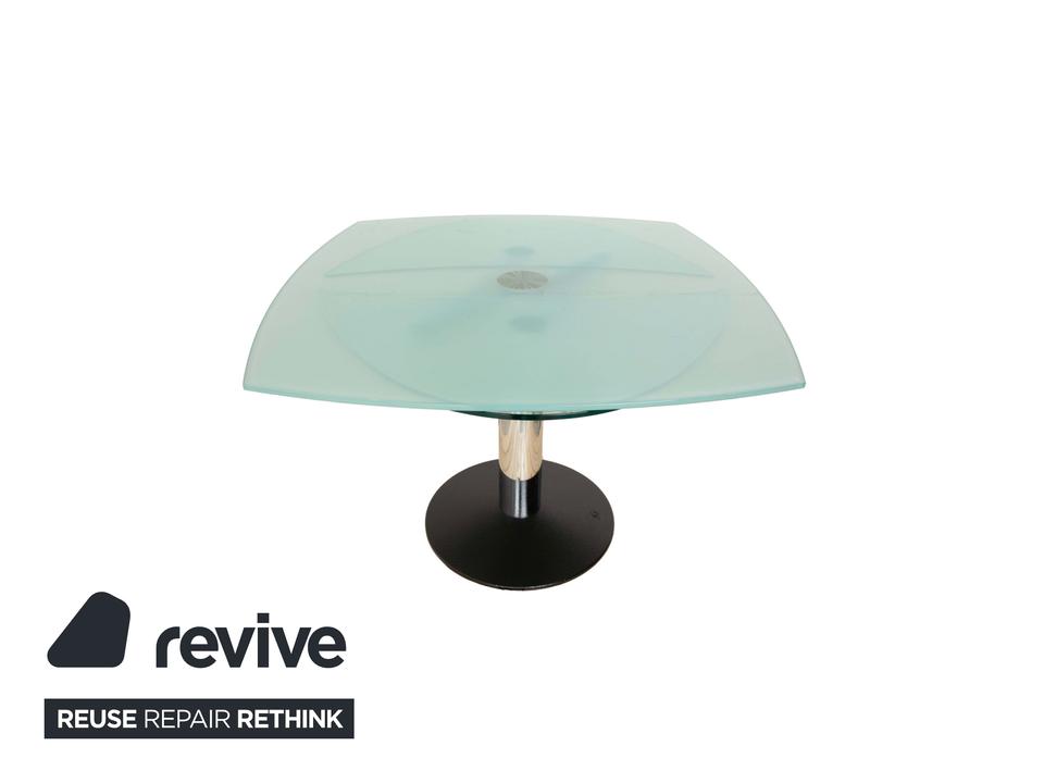 Draenert Titan 3 Glas Esstisch Schwarz Ausziehfunktion – Bild 7