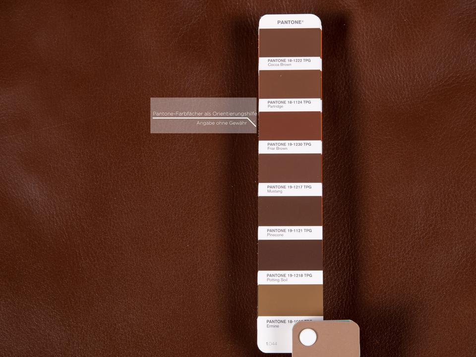 Machalke Valentino Leder Sofa Braun Dreisitzer Couch ✨ – Bild 6