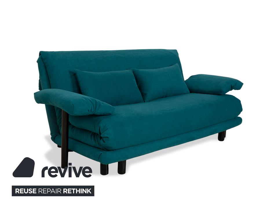 Ligne Roset Multy Stoff Dreisitzer Grün Blau Petrol ✨ – Bild 3
