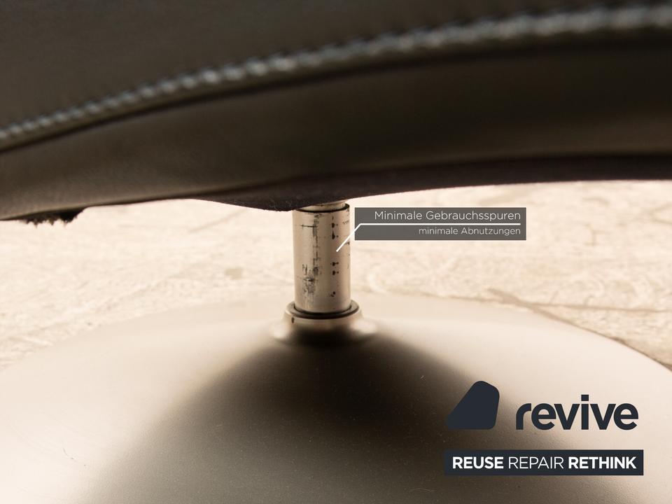 Ewald Schillig Silence Leder Liege Schwarz manuelle Funktion ✨ – Bild 5