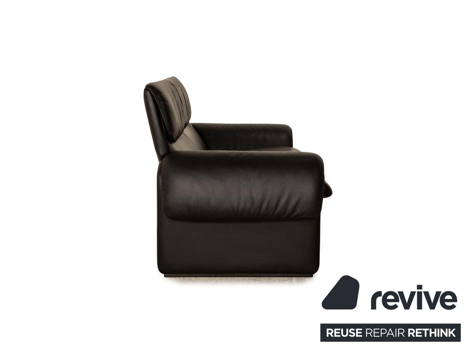 de Sede DS-2011 Leder Zweisitzer Schwarz Sofa Couch ✨ – Bild 7
