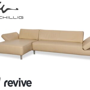 Willi Schillig Taboo Ecksofa Beige manuelle Funktion Sofa Couch