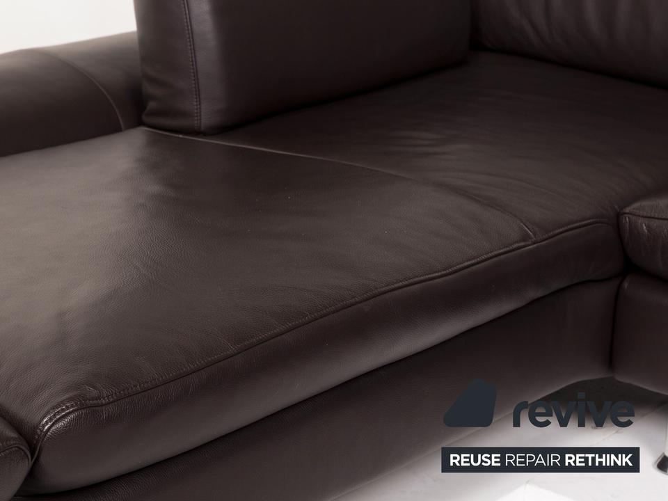 Willi Schillig Loop Leder Ecksofa Braun Dunkelbraun Funktion ✨ – Bild 4