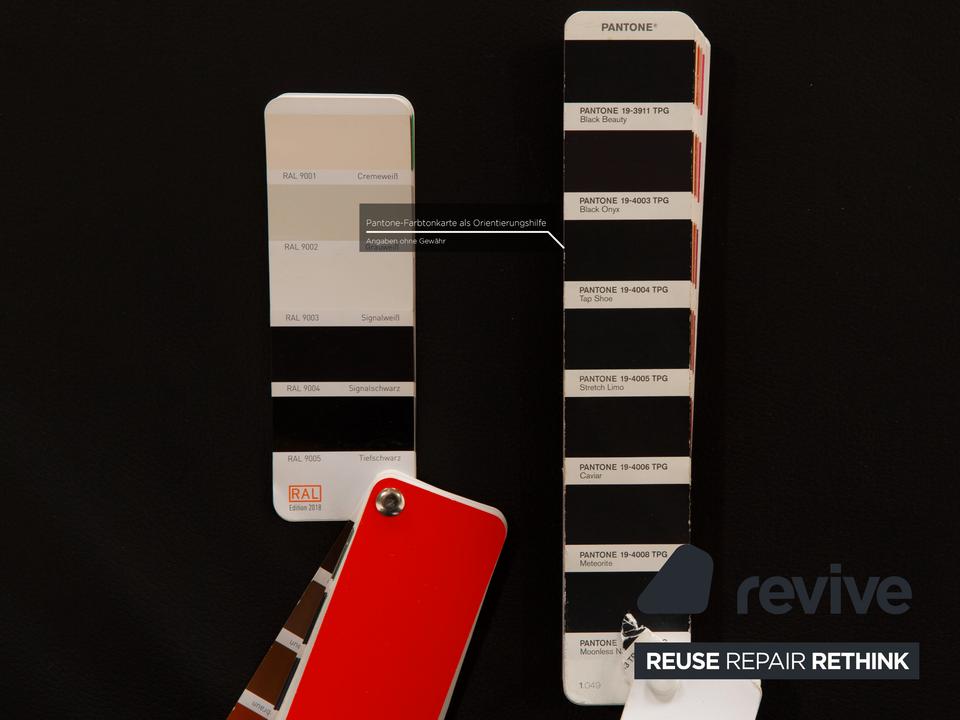 Vitra EA 222 Soft Pad Lounge Chair Leder Sessel Schwarz ✨ – Bild 5