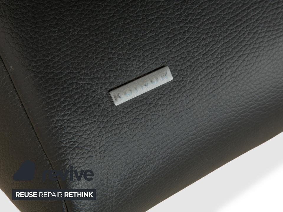 Koinor Rossini Leder Zweisitzer Dunkelgrau manuelle Funktion – Bild 9