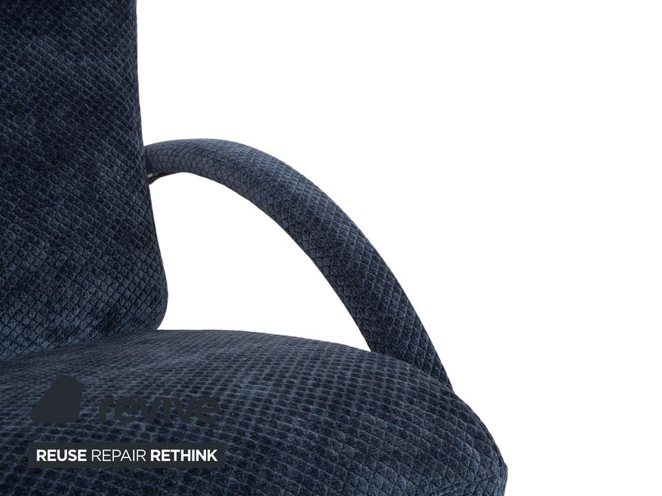 Rolf Benz 3100 Stoff Sessel Blau Neubezug manuelle Funktion ✨ – Bild 6