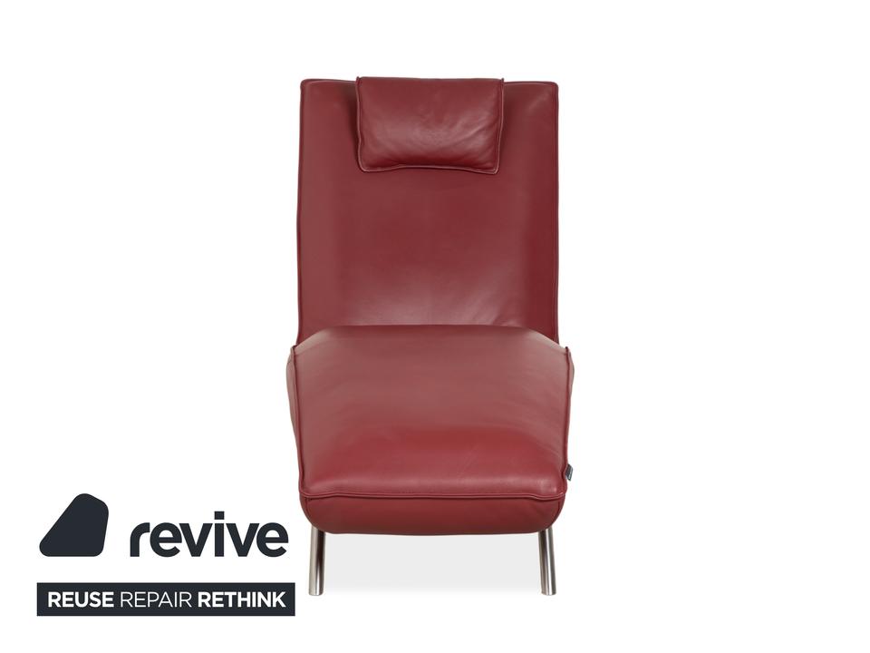 Koinor Jonas Leder Liege Rot elektrische Funktion Akku – Bild 11