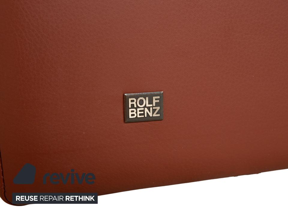 Rolf Benz Ego Leder Zweisitzer Braun Sofa Couch – Bild 8