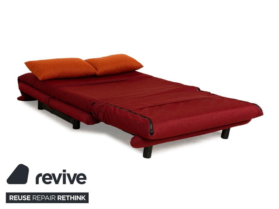 Ligne Roset Multy Stoff Zweisitzer Rot Orange Schlaffunktion ✨ – Bild 5