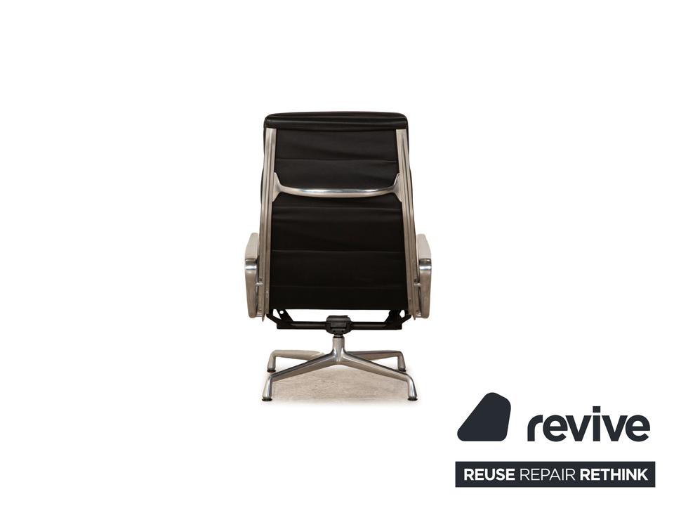 Vitra EA 222 Soft Pad Lounge Chair Leder Sessel Schwarz ✨ – Bild 8