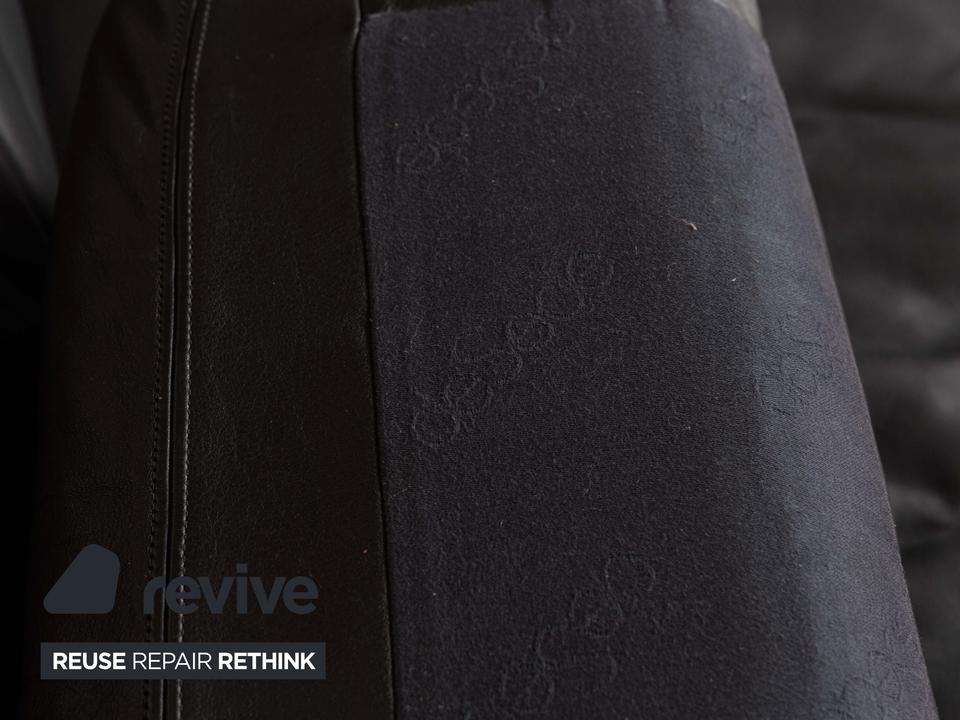 de Sede DS-76 Leder Zweisitzer Schwarz Sofa Couch manuelle ✨ – Bild 12