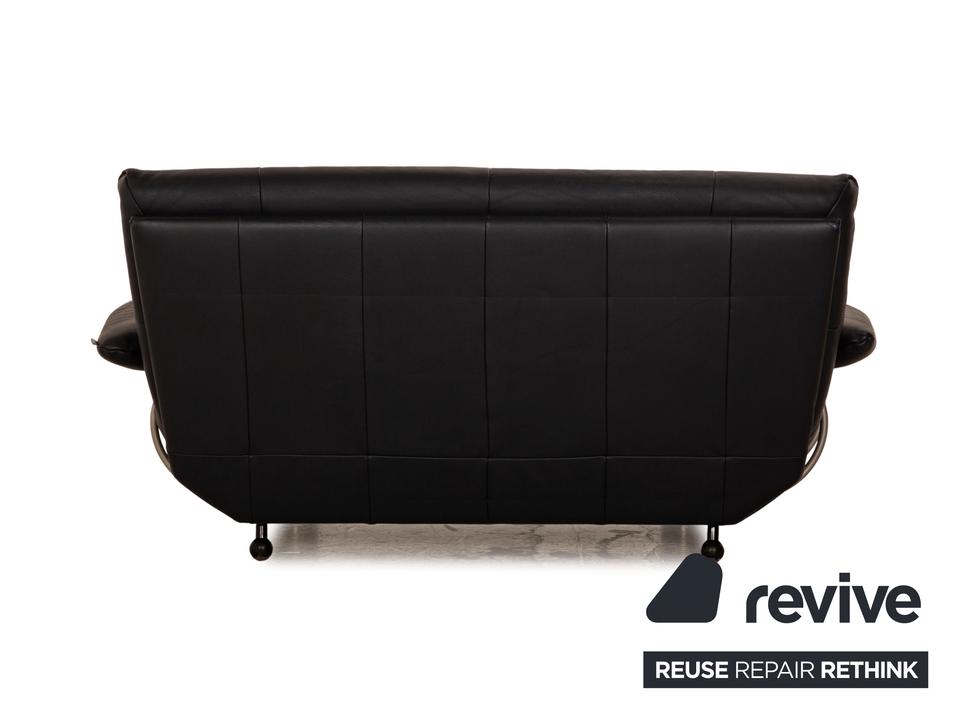 Rolf Benz BMP 418 Leder Zweisitzer Blau Dunkelblau Sofa Couch ✨ – Bild 9